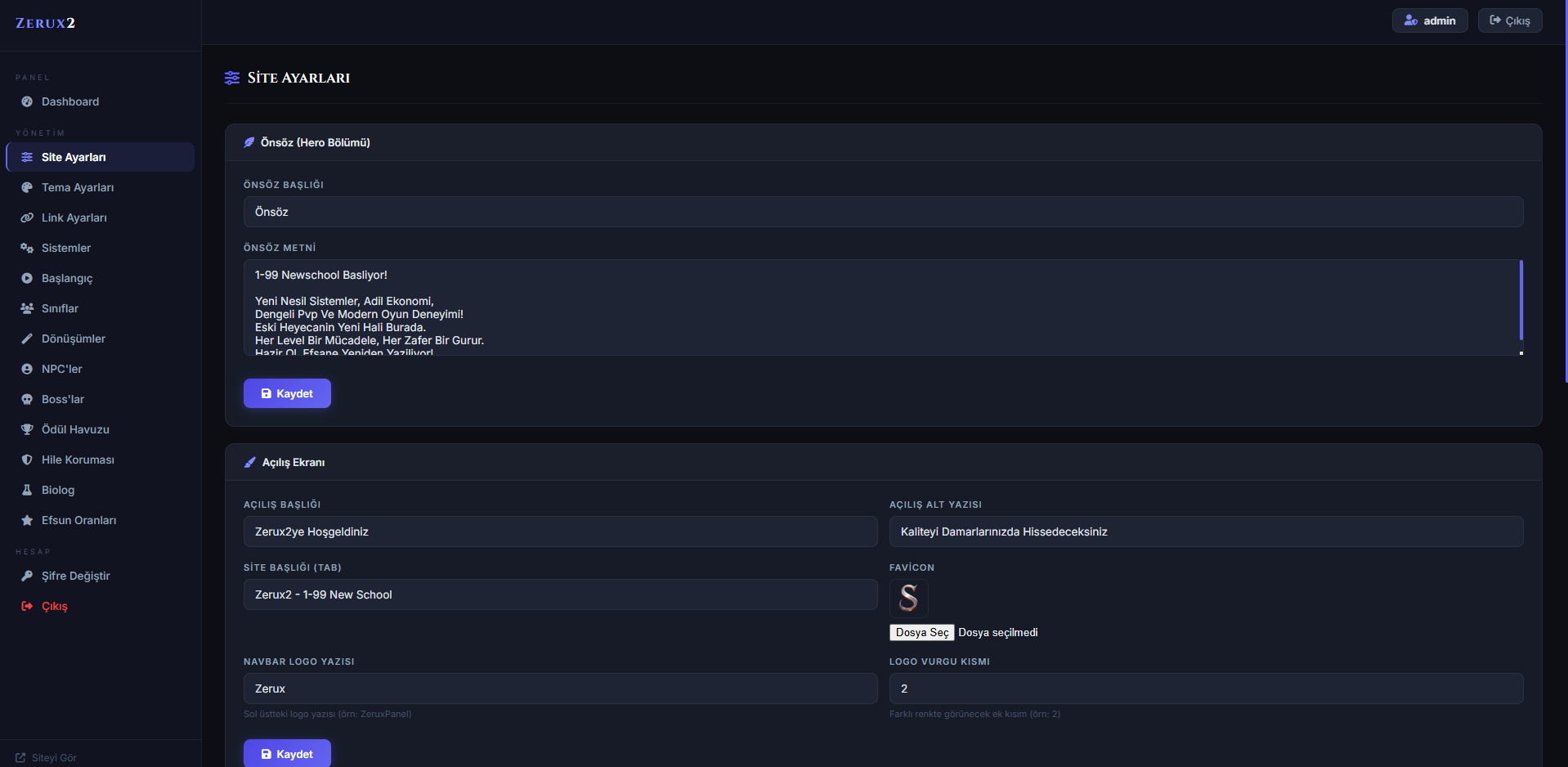 Profesyonel Tanıtım Paneli