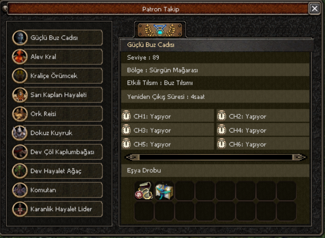 Patron Takip Sistemi